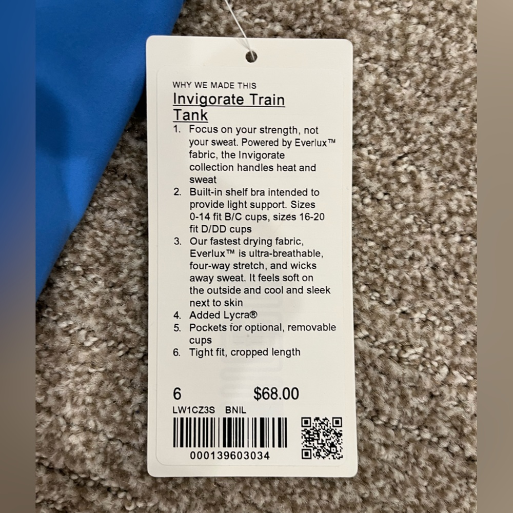 Lululemon invigorate train tank - Picture 5 of 5